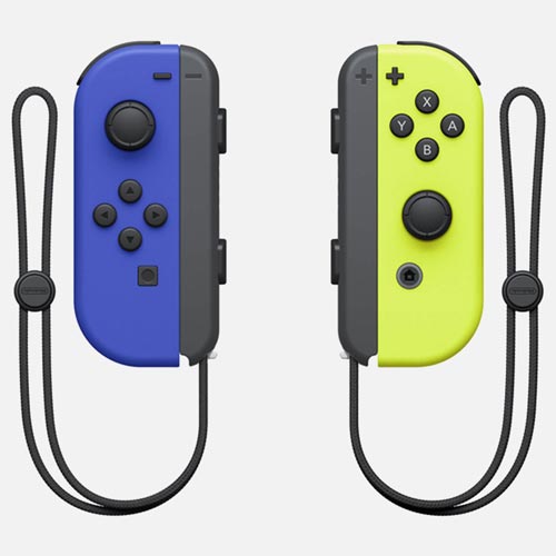 Paire De Joy-Con – Nintendo- Bleu Et Jaune- Paire De Joycon Pour Nintendo Switch