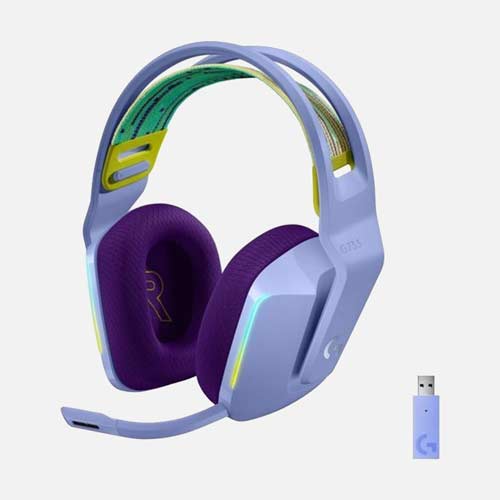 G733 – Logitech – Lila – Auriculares Gaming inalámbricos