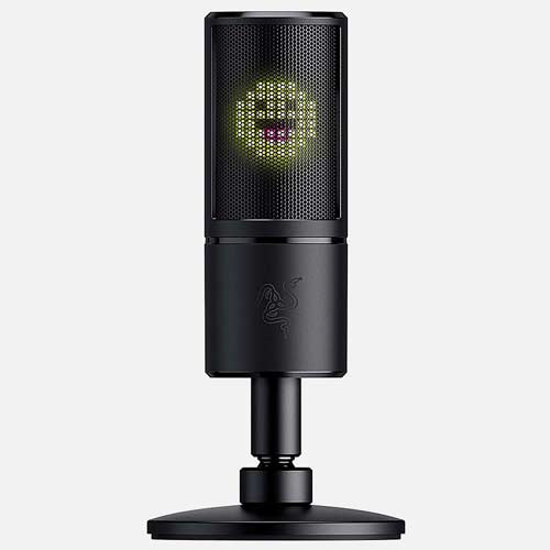 Seiren Emote – Razer – Negro – Micrófono LED para el streaming