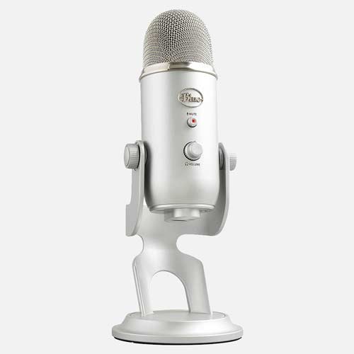 Yeti – Blue Microphones – Argento – Microfono per lo streaming