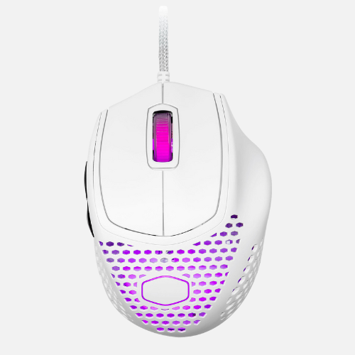 MasterMouse MM720 - Cooler Master - Blanc Mat - Souris Gaming Filaire - Miniature